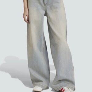 adidas Originals Adilenium Season 3 Zip Women Washed Denim Pants AisaFit JX9210